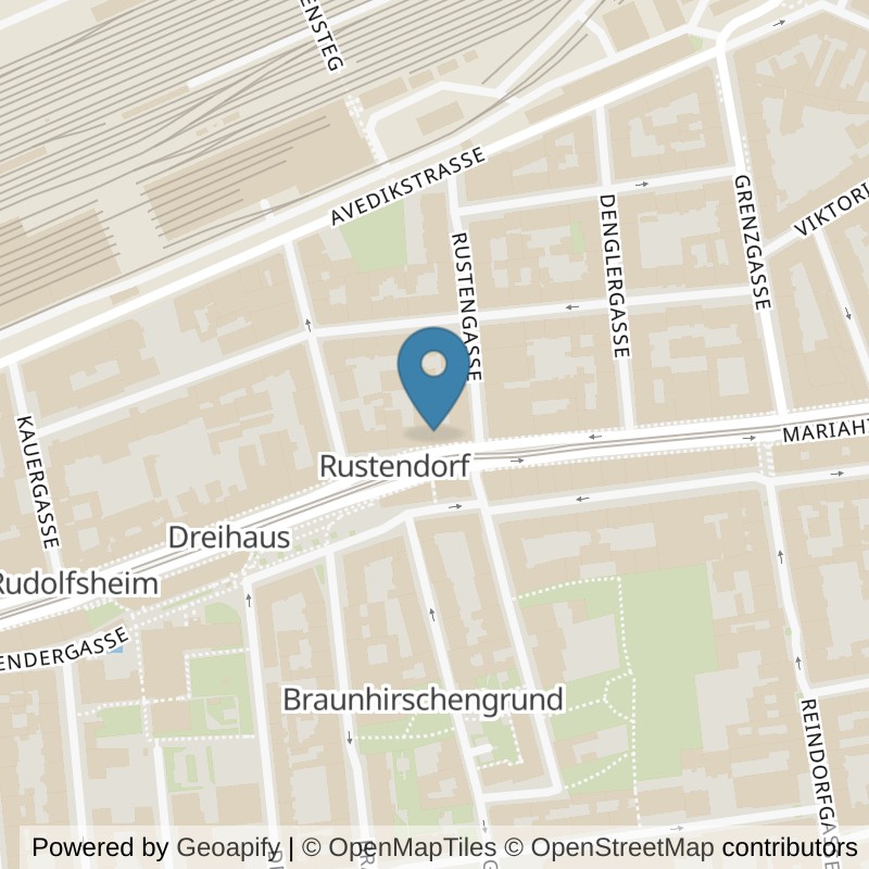 Map: location of Mrs.Sporty Club Wien-Schwendermarkt in Wien