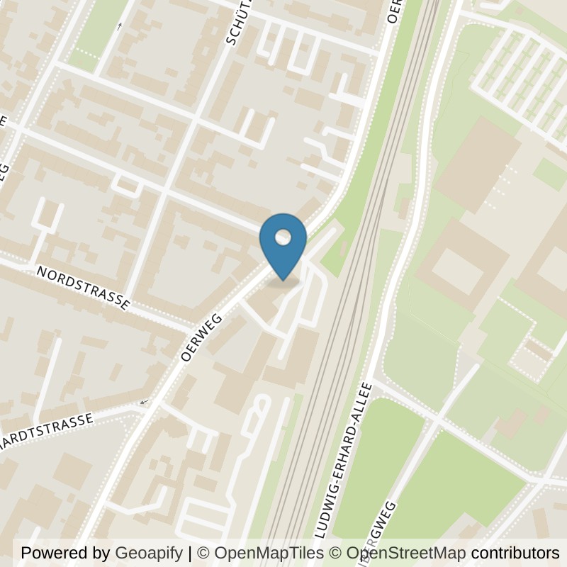 Map: location of Mrs.Sporty Club Recklinghausen-Nord in Recklinghausen