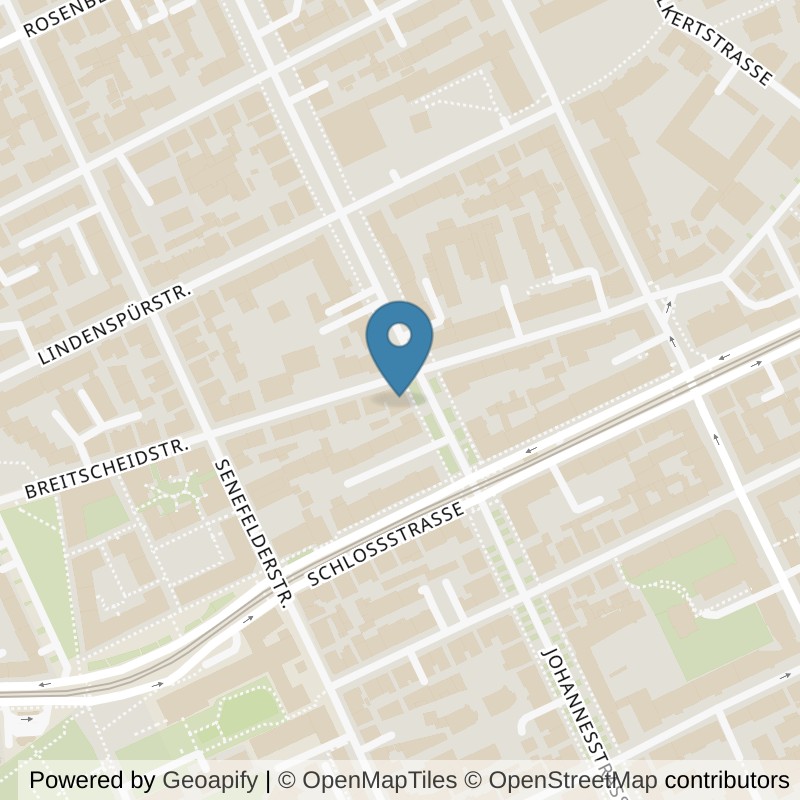 Map: location of Mrs.Sporty Club Stuttgart West in Stuttgart