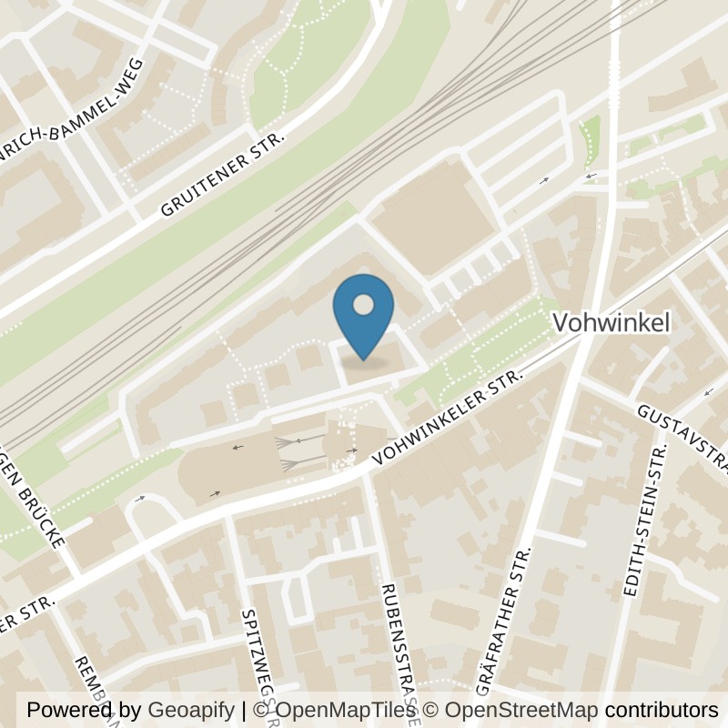 Map: location of Mrs.Sporty Club Wuppertal-Vohwinkel in Wuppertal