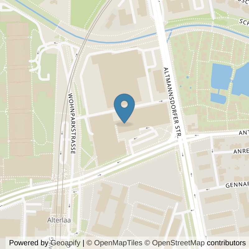 Map: location of MT GYM23 in Wien