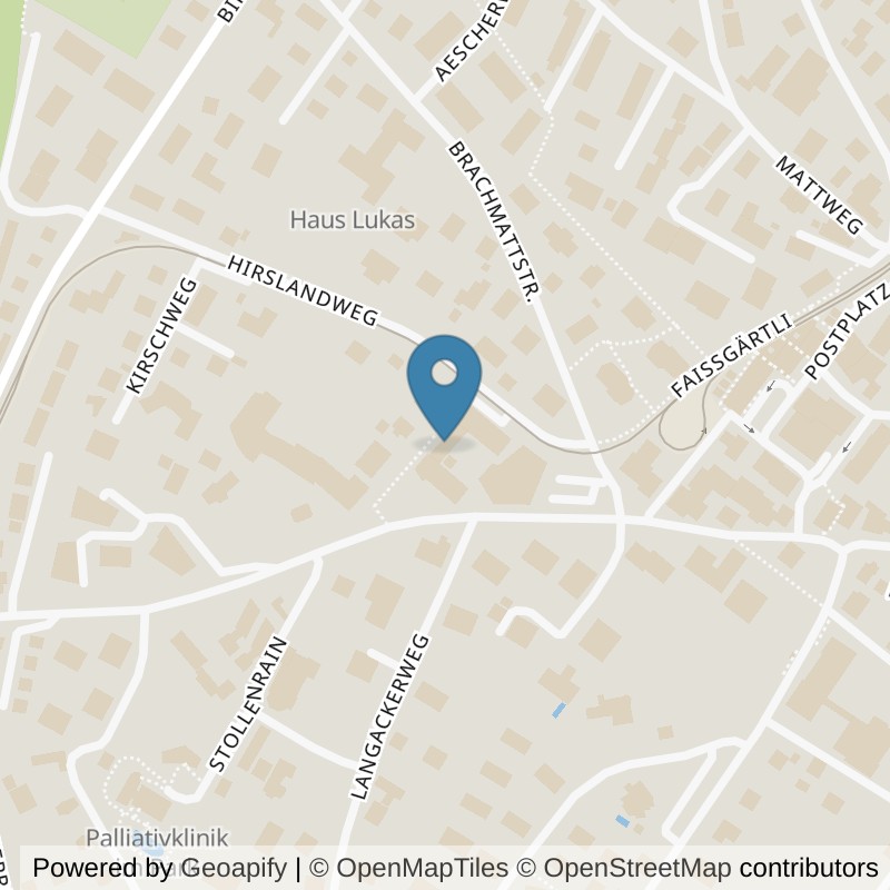 Map: location of MTZ Sirius GmbH in Arlesheim