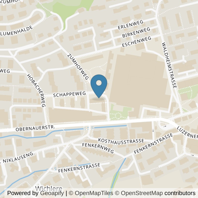 Map: location of MY GYM APP GMBH in Kriens