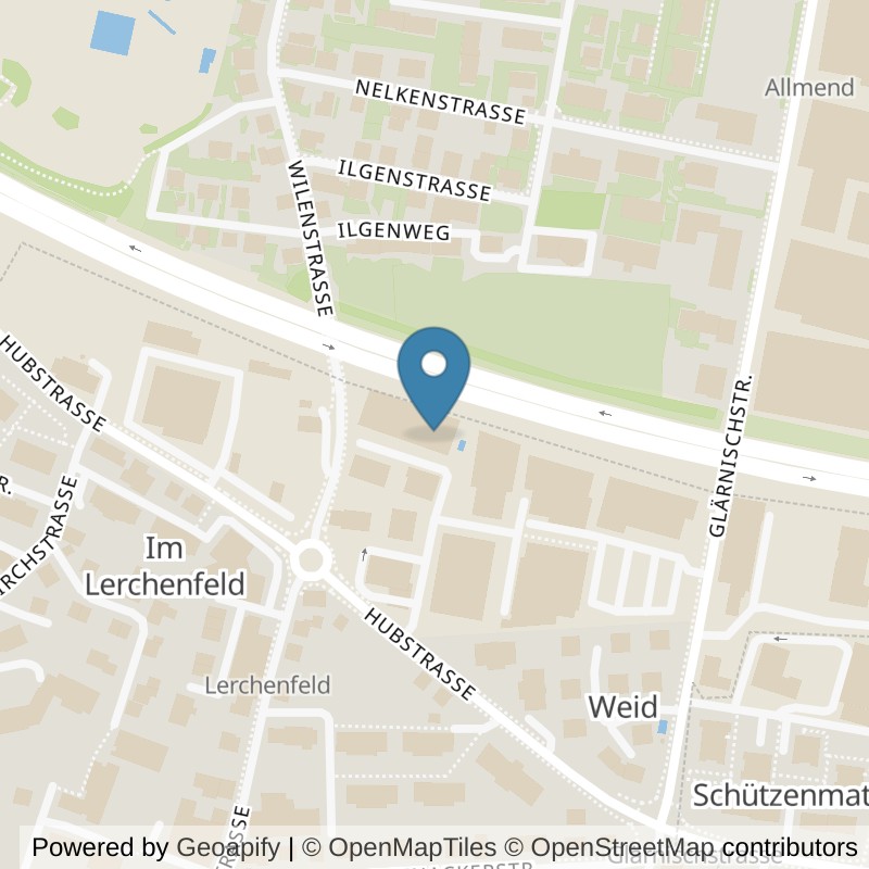 Map: location of MY GYM the fitness family in Wilen