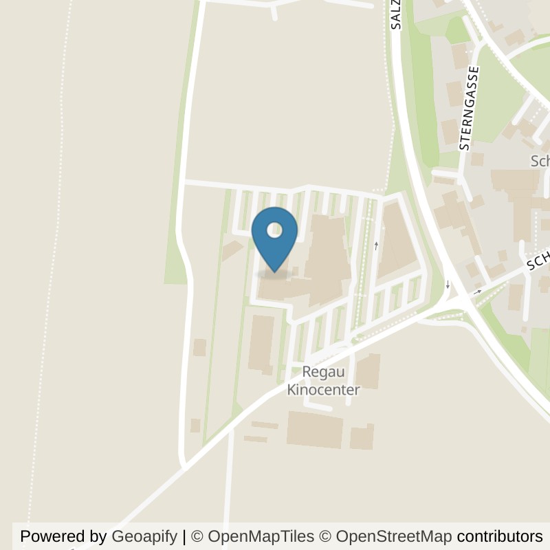 Map: location of myfitness Regau in Regau