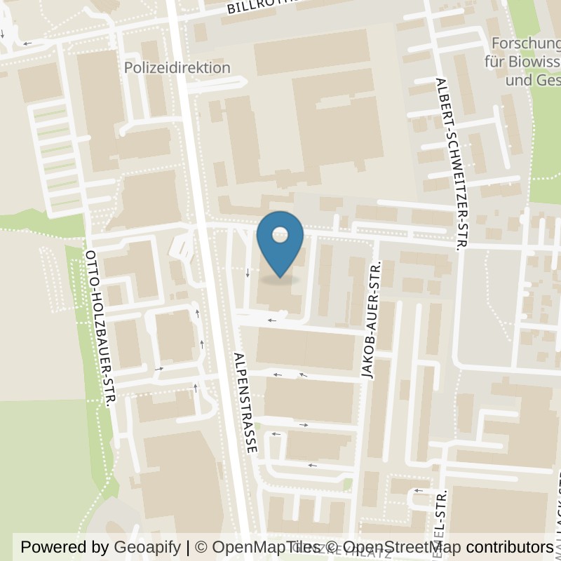 Map: location of MYGYM PRIME Süd Fitnessstudio Salzburg (vita club) in Salzburg