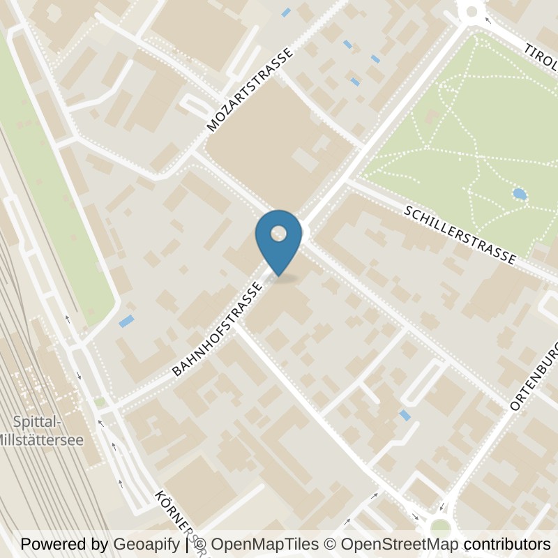Map: location of MYGYM Spittal in Spittal an der Drau