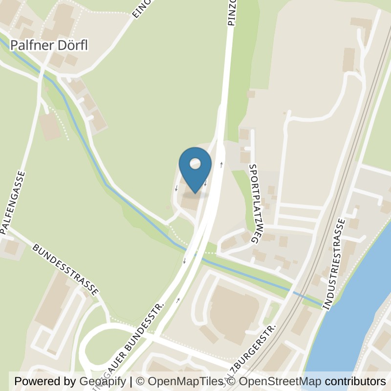 Map: location of MYGYM St. Johann in St. Johann im Pongau