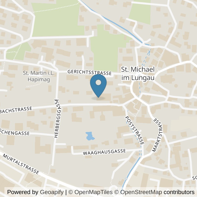 Map: location of MYGYM St. Michael in St. Michael im Lungau