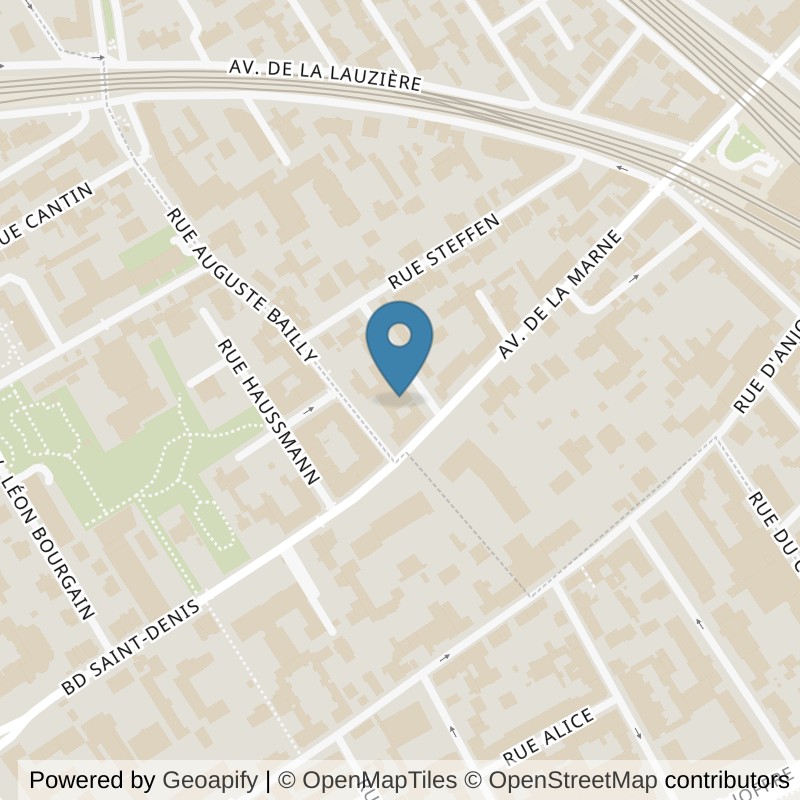 Map: location of Neoness Asnières-GARE​ in Asnières-sur-Seine