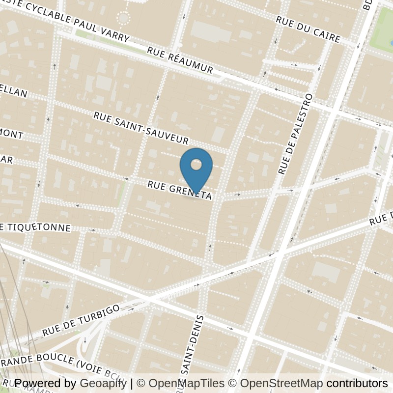 Map: location of Neoness Paris 2 Châtelet-Montorgueil in Paris