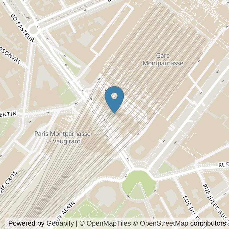 Map: location of Neoness Paris 14 Montparnasse in Paris
