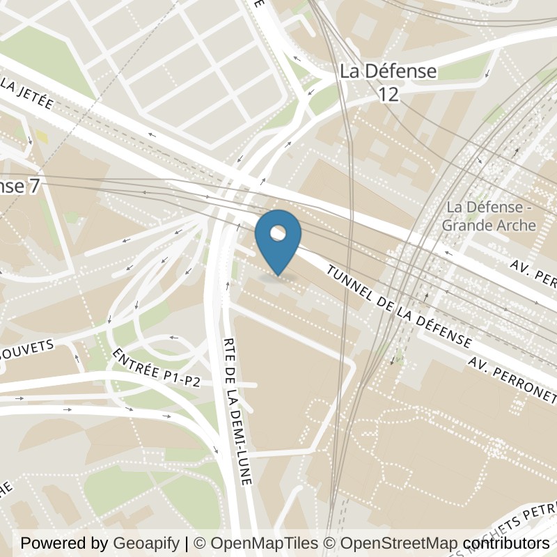 Map: location of Neoness Défense-Grande Arche in Puteaux