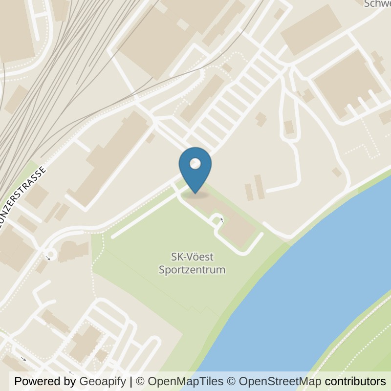 Map: location of NEWFORM FITNESS CENTER Linz in Linz