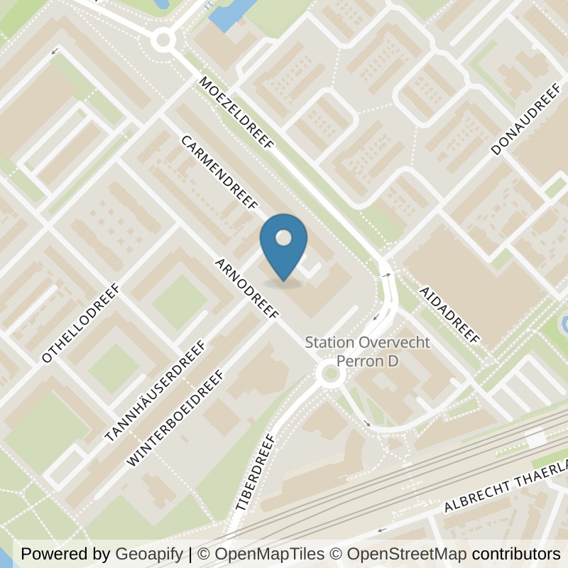 Map: location of Newstyle Healthcenters Newstyle Arnodreef in Utrecht