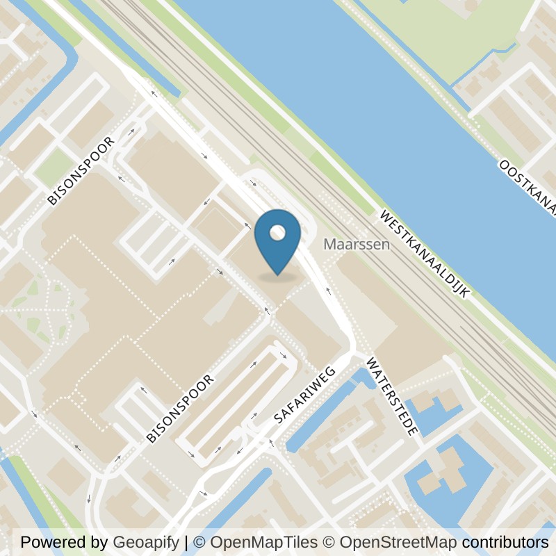 Map: location of Newstyle Healthcenters Newstyle Bisonspoor in Maarssen