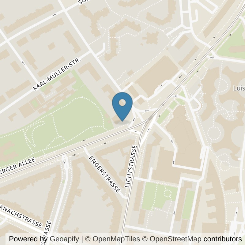 Map: location of NEXT DOOR Düsseldorf Grafenberger Allee in Düsseldorf