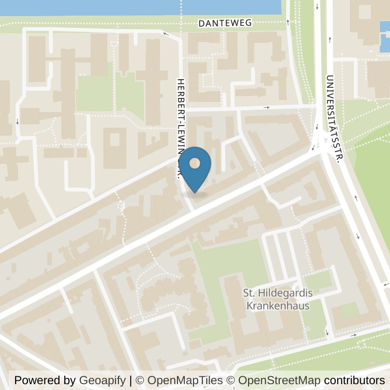 Map: location of NEXT DOOR Köln Lindenthal in Köln