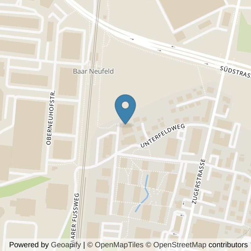 Map: location of NextGen Longevity GmbH in Baar