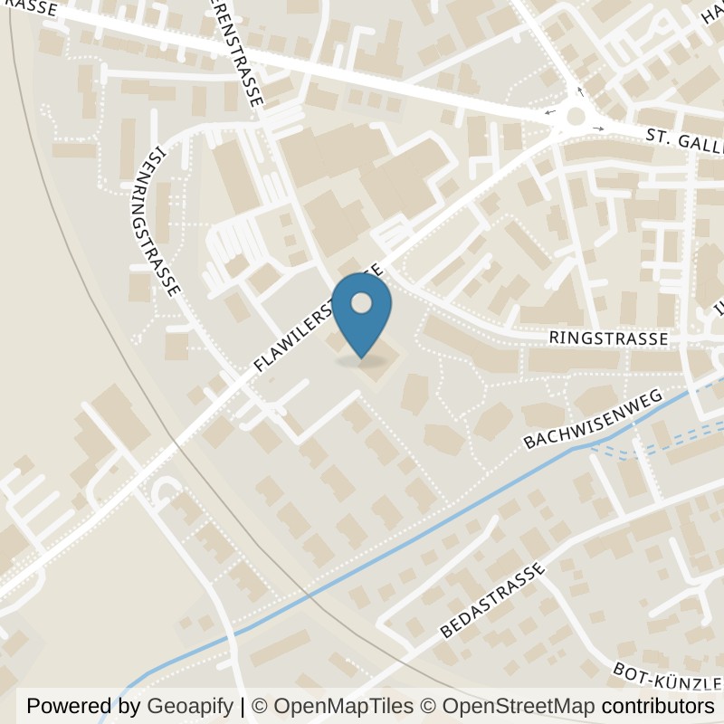 Map: location of Nia-JOM - Bewegung für deine Lebendigkeit in Gossau