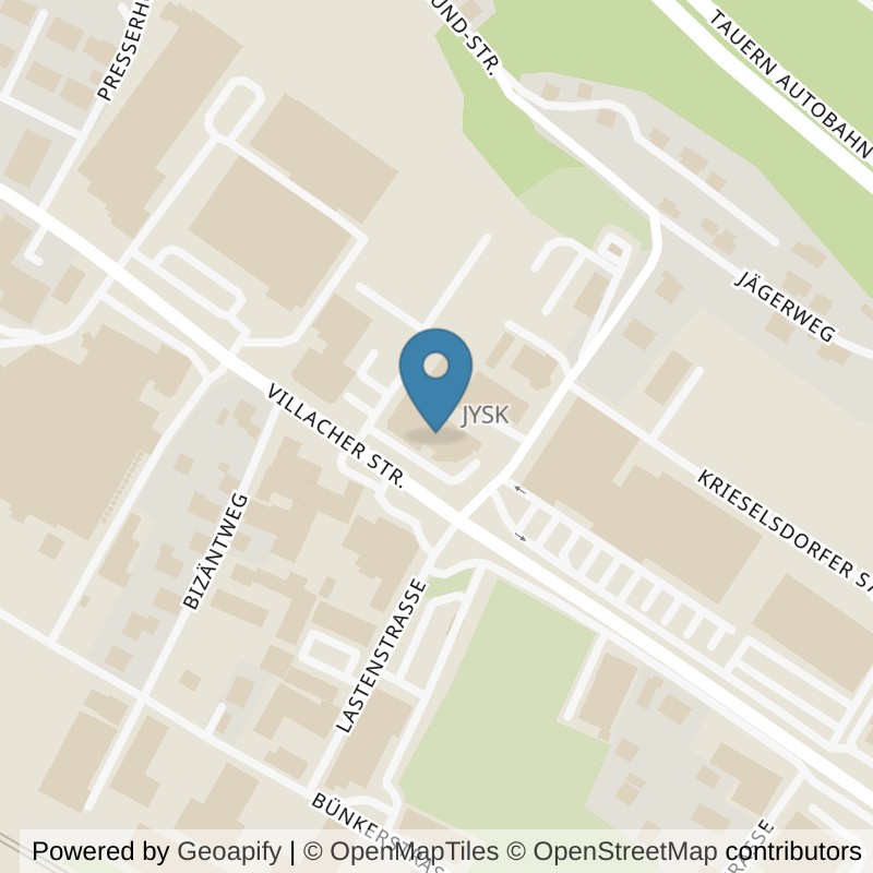 Map: location of Nonstop Fitness The Original in Spittal an der Drau