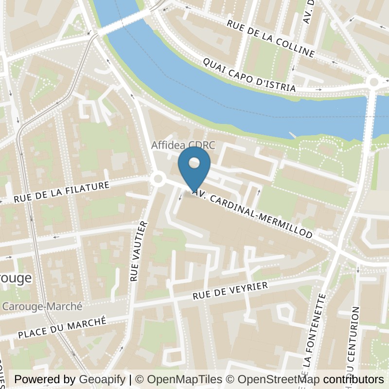 Map: location of NonStop Gym Carouge in Carouge