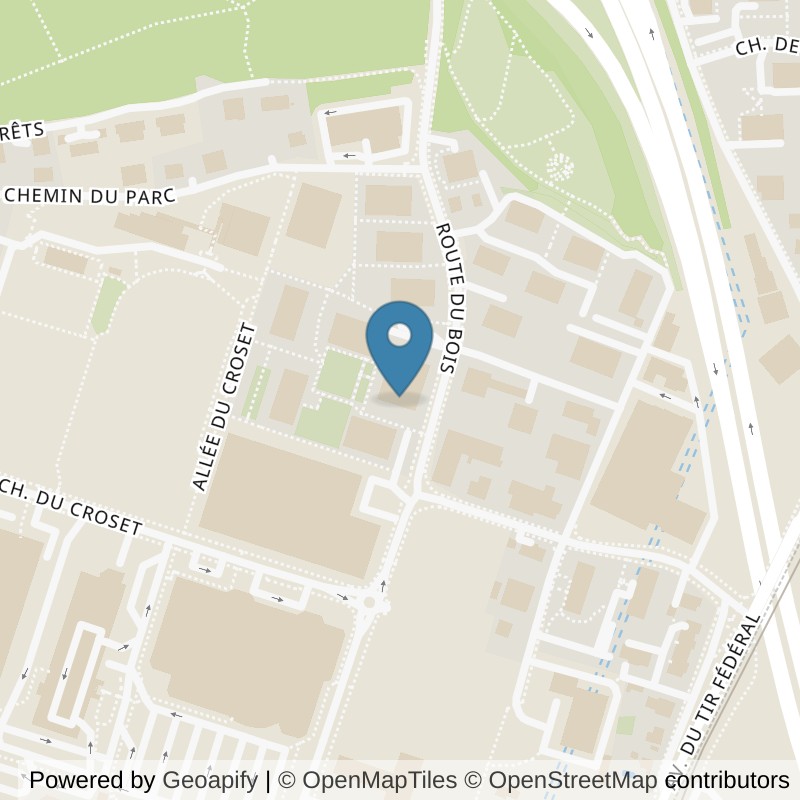 Map: location of NonStop Gym Ecublens in Ecublens