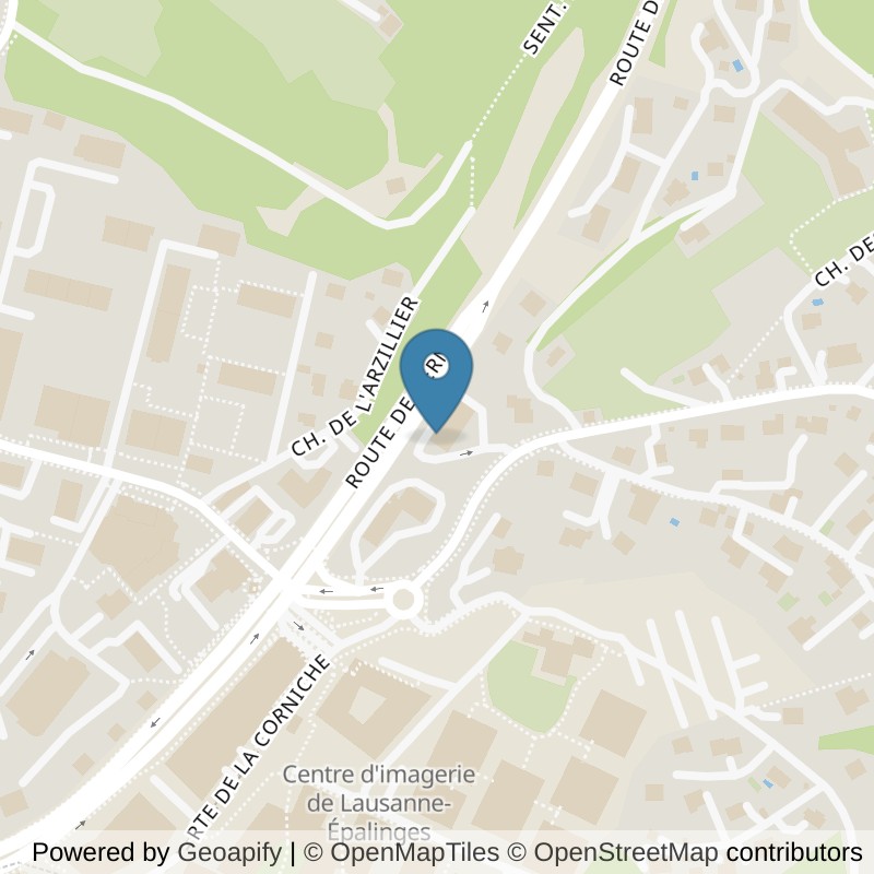Map: location of NonStop Gym Epalinges in Epalinges