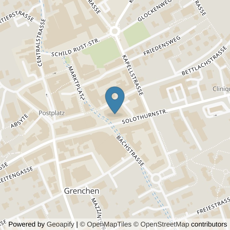 Map: location of NonStop Gym Grenchen in Grenchen
