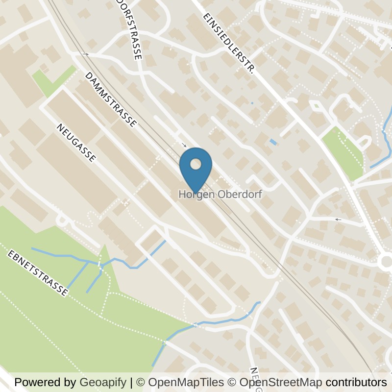 Map: location of NonStop Gym Horgen in Horgen