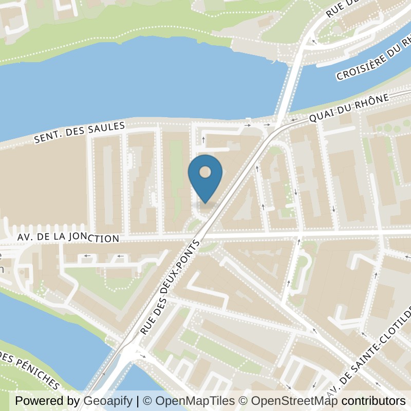 Map: location of NonStop Gym Jonction in Genève