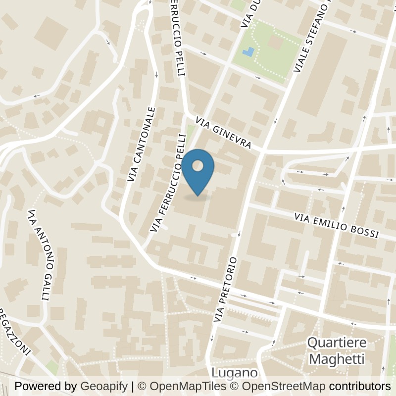 Map: location of NonStop Gym Lugano (The CLUB GetFIT) in Lugano