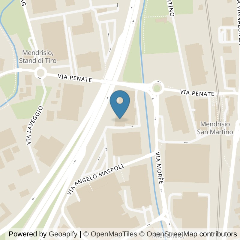 Map: location of NonStop Gym Mendrisio in Mendrisio
