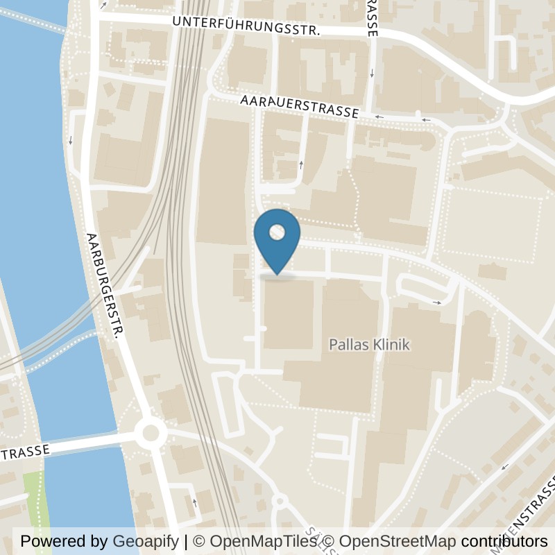Map: location of NonStop Gym Olten in Olten