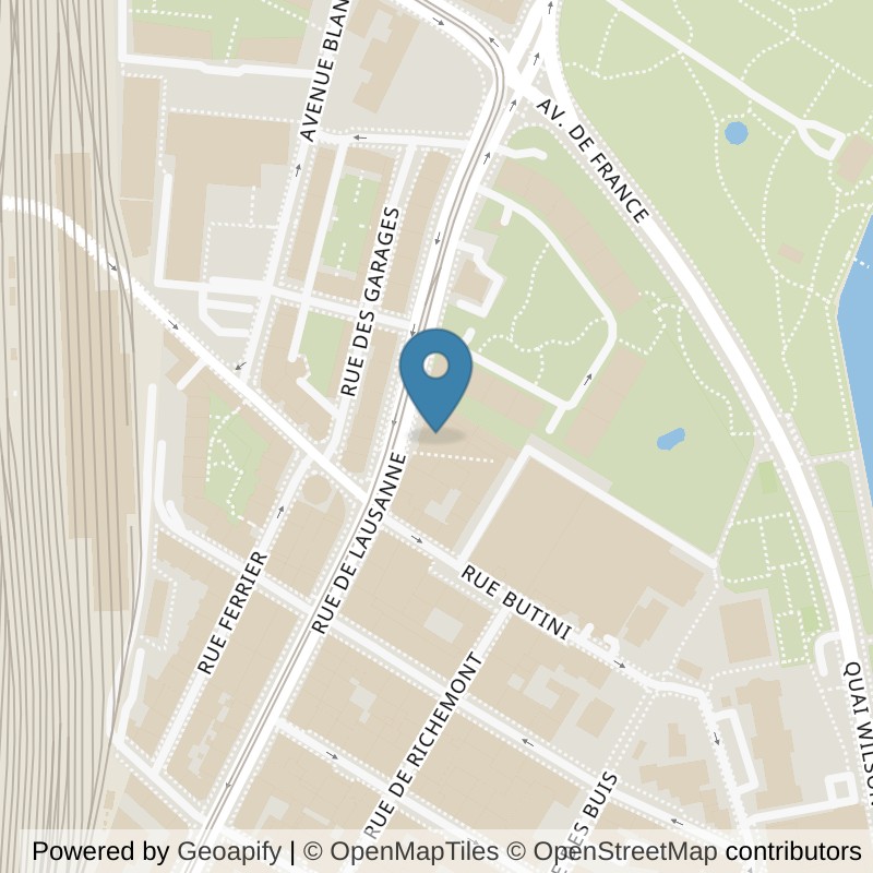 Map: location of NonStop Gym Pâquis in Genève