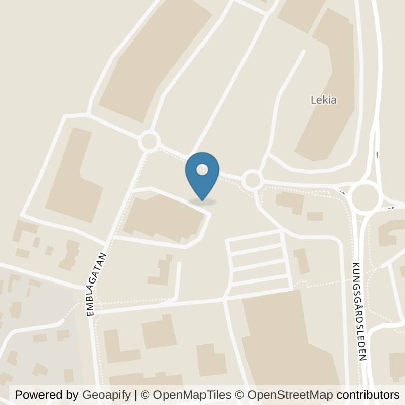 Map: location of Nordic Wellness Ängelholm Brännborns Center in Ängelholm