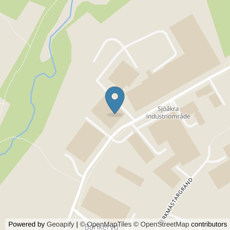 Map: location of Nordic Wellness Bankeryd Sjöåkravägen in Bankeryd