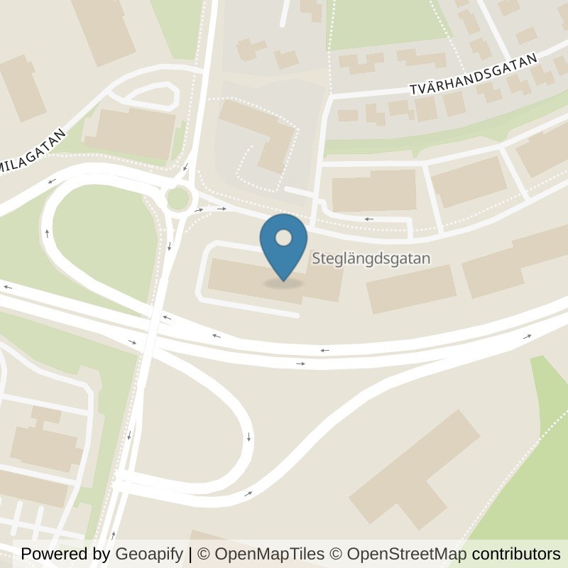 Map: location of Nordic Wellness Borås Brämhult in Borås