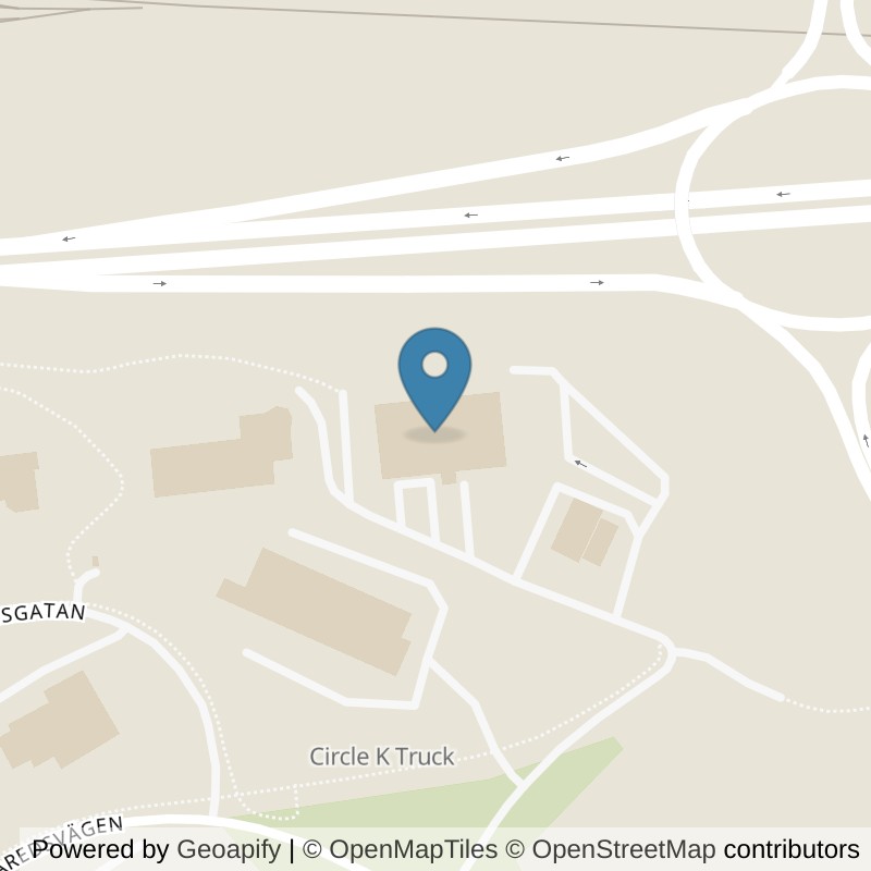 Map: location of Nordic Wellness Borås Viared in Borås