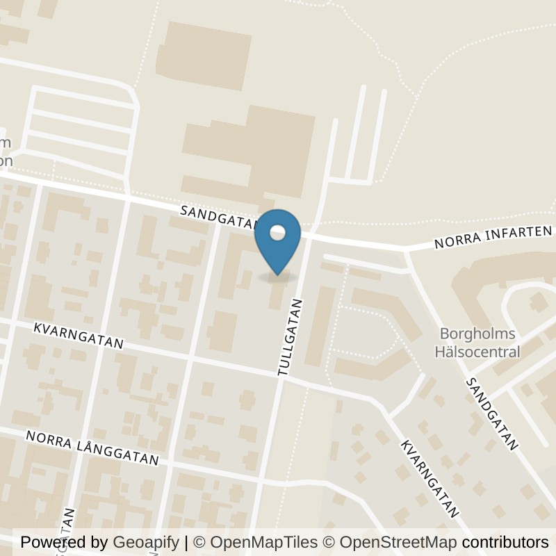 Map: location of Nordic Wellness Öland Borgholm in Borgholm