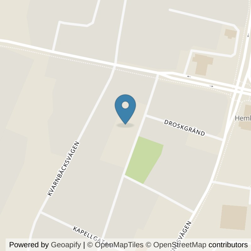 Map: location of Nordic Wellness Örnsköldsvik Sund in Domsjö