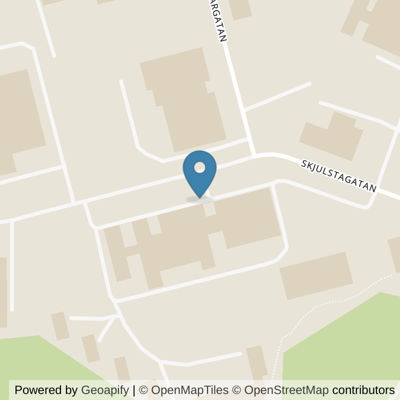 Map: location of Nordic Wellness Eskilstuna Skjulstagatan in Eskilstuna