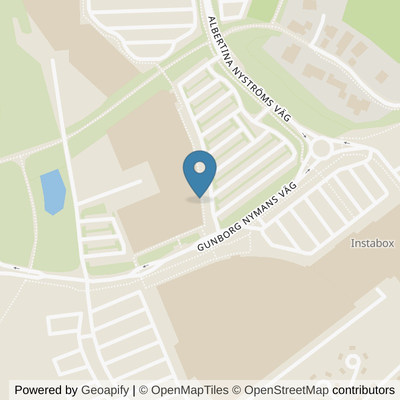 Map: location of Nordic Wellness Eskilstuna Tuna Park in Eskilstuna