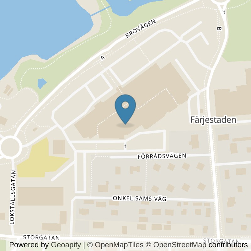Map: location of Nordic Wellness Öland Köpstad in Färjestaden