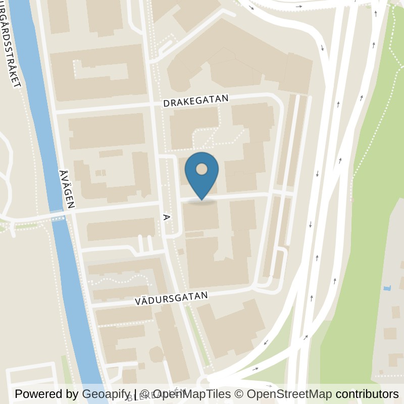 Map: location of Nordic Wellness Göteborg Gårda Torg in Göteborg