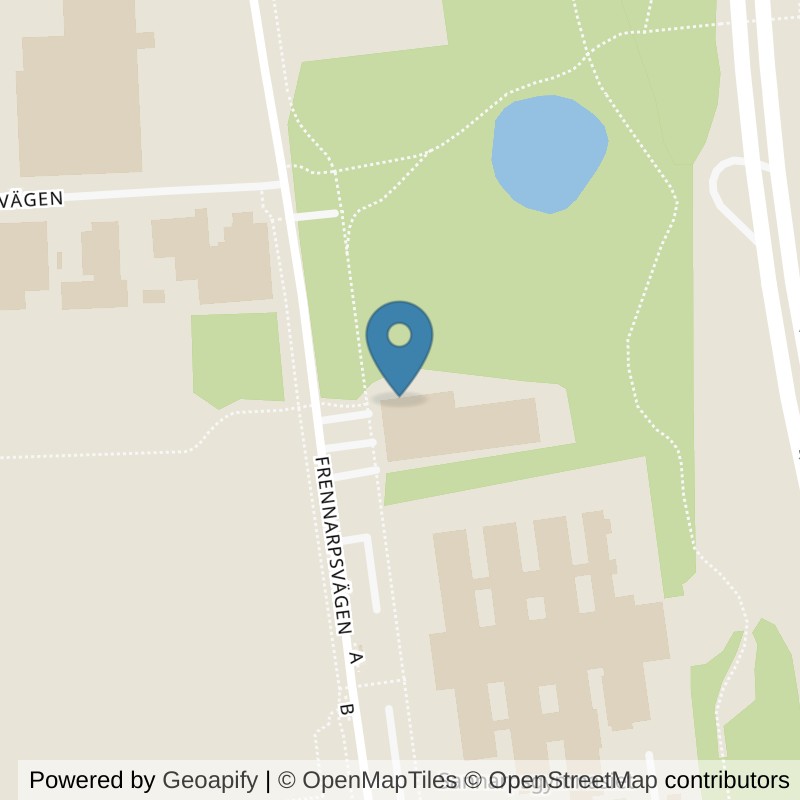 Map: location of Nordic Wellness Halmstad Sannarp in Halmstad