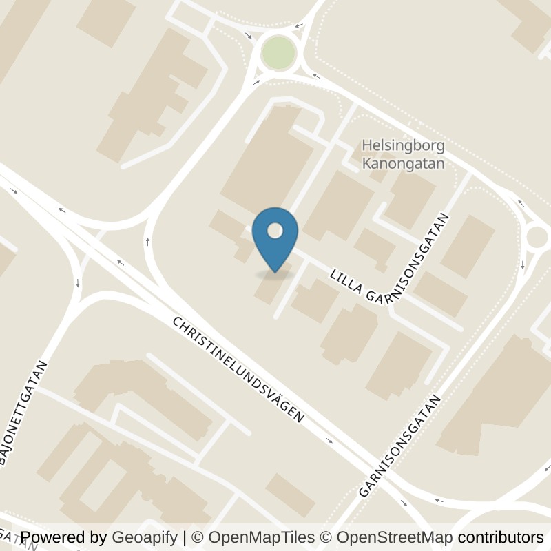 Map: location of Nordic Wellness Helsingborg Berga in Helsingborg