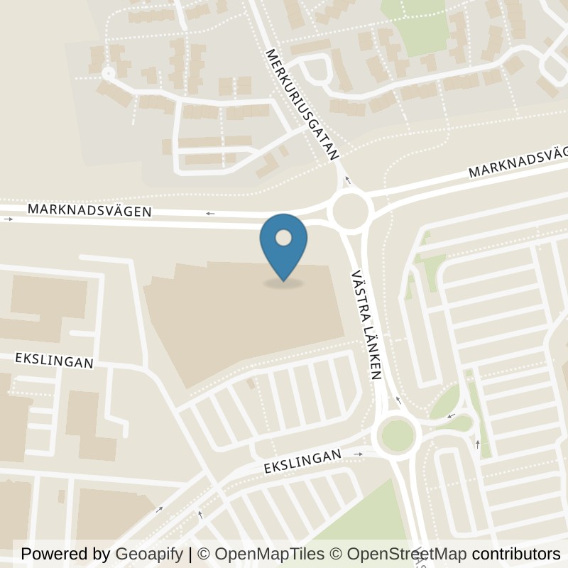 Map: location of Nordic Wellness Helsingborg Väla in Helsingborg
