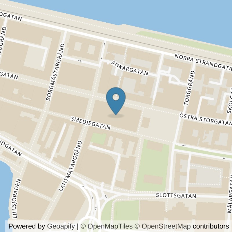 Map: location of Nordic Wellness Jönköping City in Jönköping