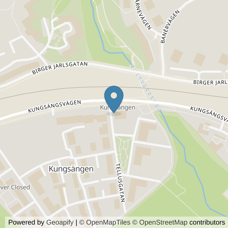 Map: location of Nordic Wellness Jönköping Kungsängen in Jönköping